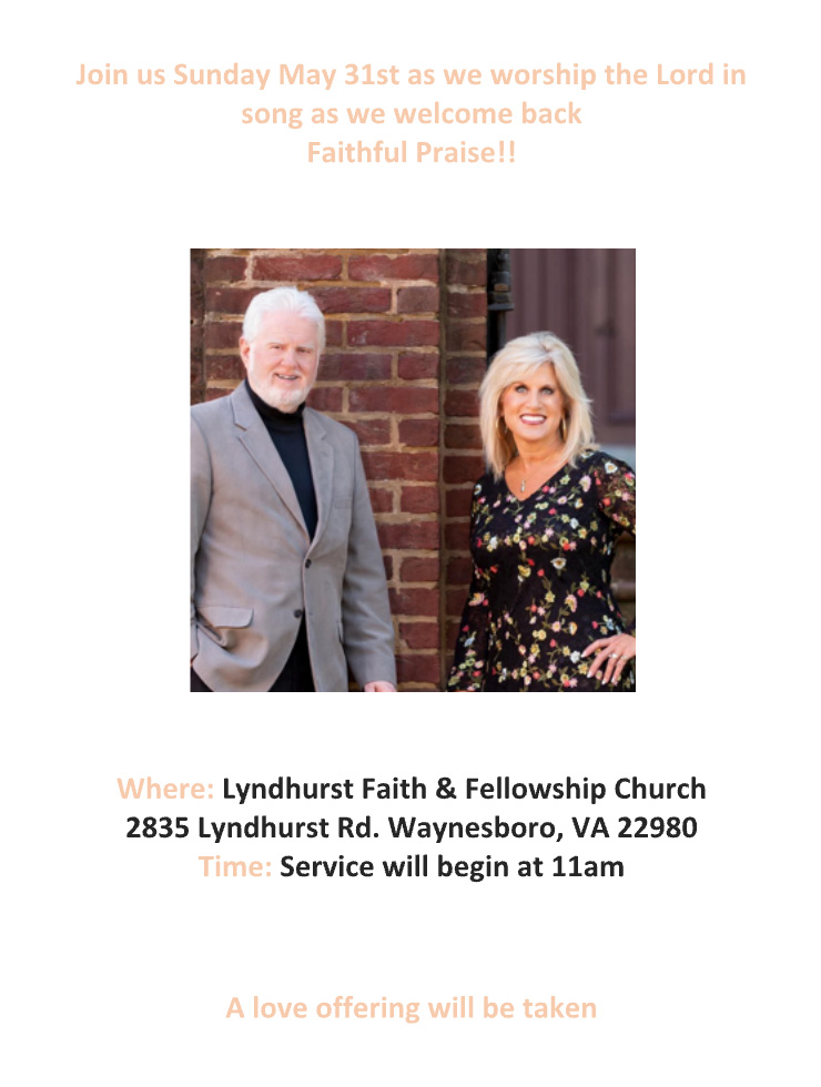 Faithful Praise Flyer