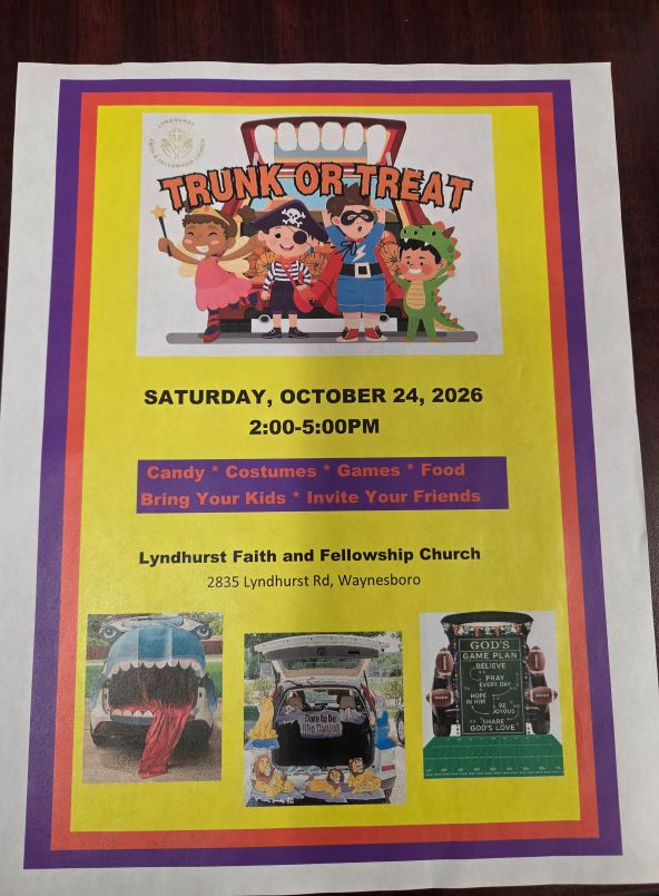 Trunk or Treat